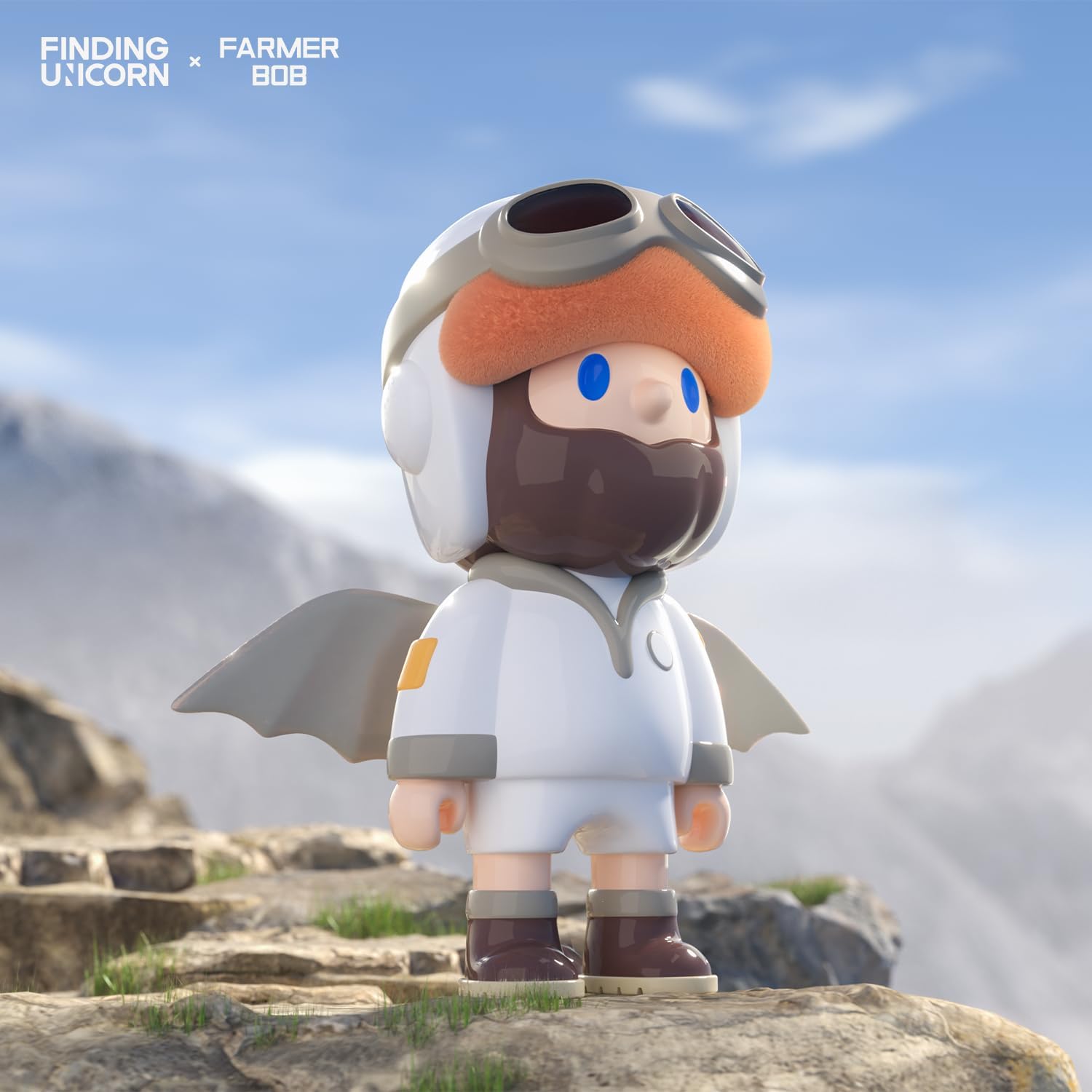 Farmer BOB Encounter in The Wild Series Blind Box，Surprise Gift for Modern Home Decor, Model Figure for Collectors and Display（Single Box 1Pc）
