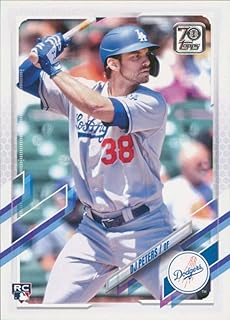 2021 Topps Update #US11 DJ Peters NM-MT RC Rookie Los Angeles Dodgers Baseball