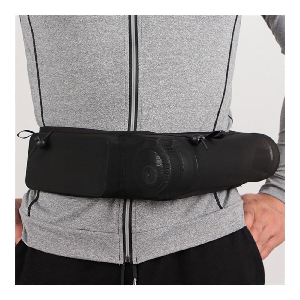 Torba do biegania pas sportowy etui na telefon mężczyźni kobiety ukryte etui na zewnątrz siłownia torby sportowe pas do biegania pas biodrowy na rower, L, 2PCS