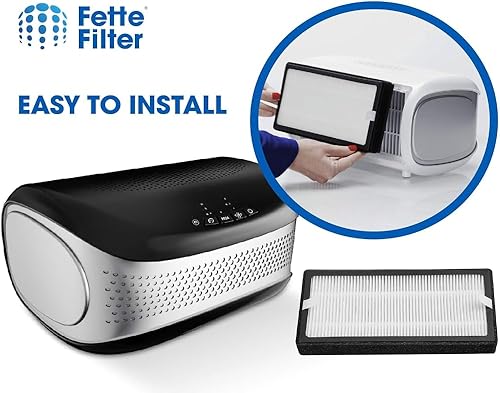 Miniatura 5 de Paquete de 2 filtros de repuesto AP-DT10FL True Hepa compatibles con los modelos de purificador de aire de escritorio TotalClean AP-DT10BK y