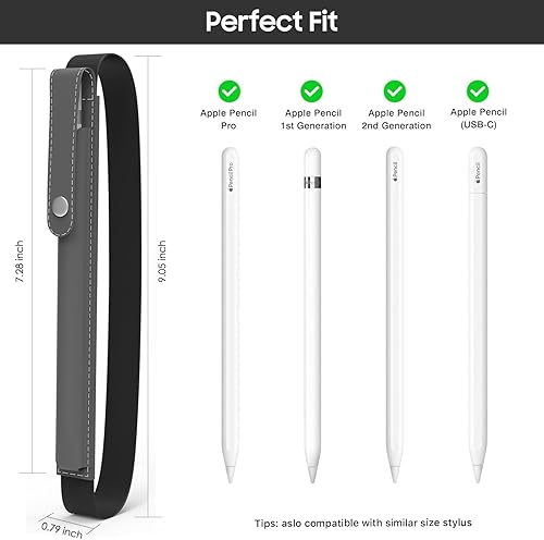 Miniatura 2 de Soporte para bolígrafo para iPad Pro 9.7 de Moko, 1-Gris (1-Space Gray)