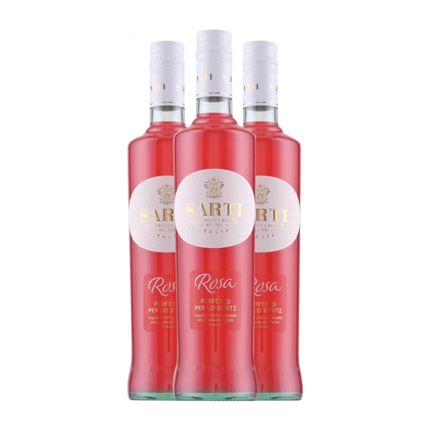 Vodka Sarti. Rosa 70 cl (Caja de 3 Botellas de 70 cl)