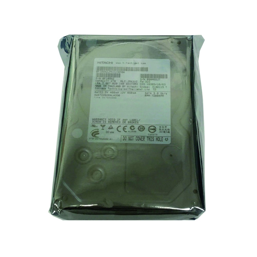 Hard Drive Hitachi 2TB 7200RPM 32MB SATA 2 3.5