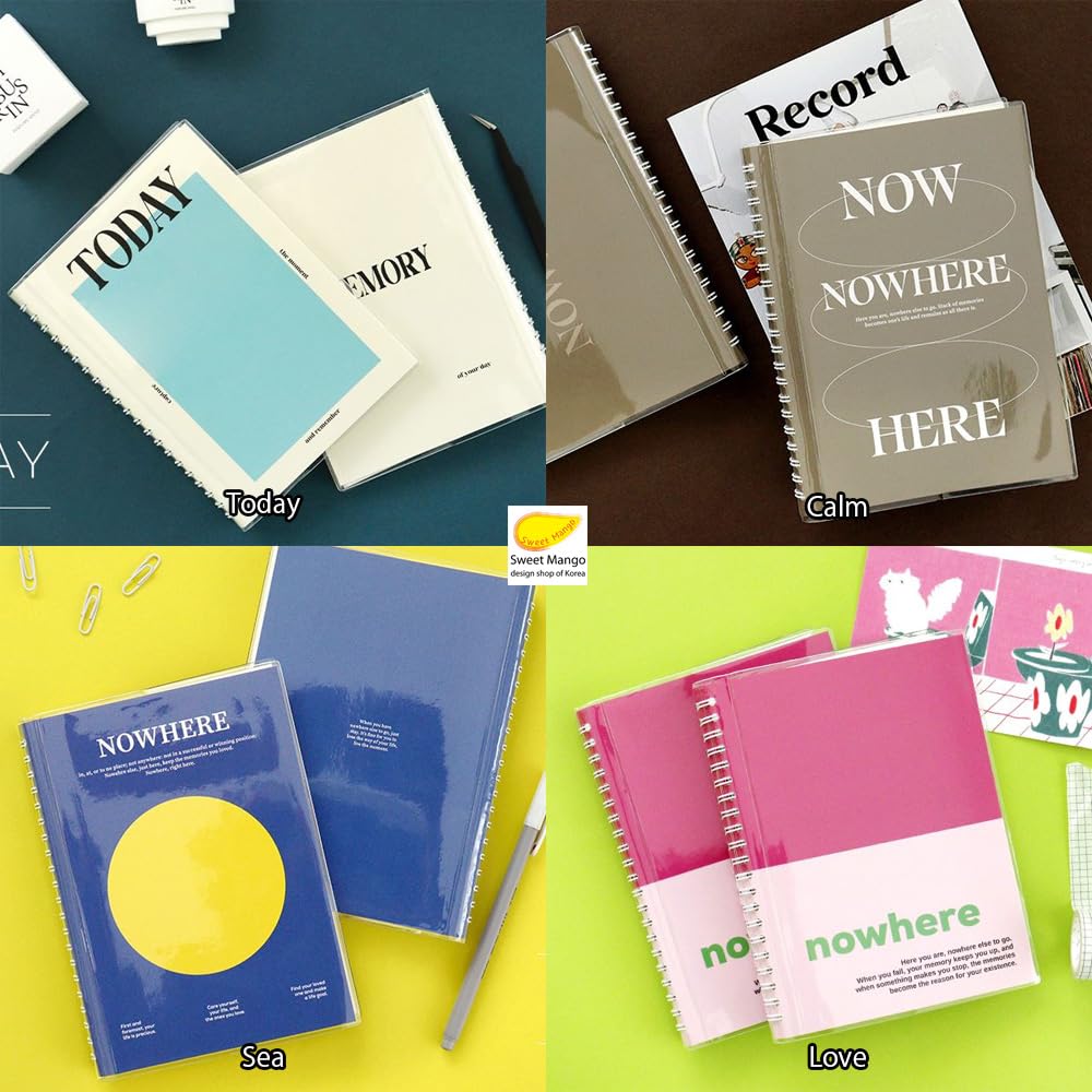 Amazon.co.jp: STORAGE 6MONTH DIARY 韓国 日付なし 6ヶ月 毎月