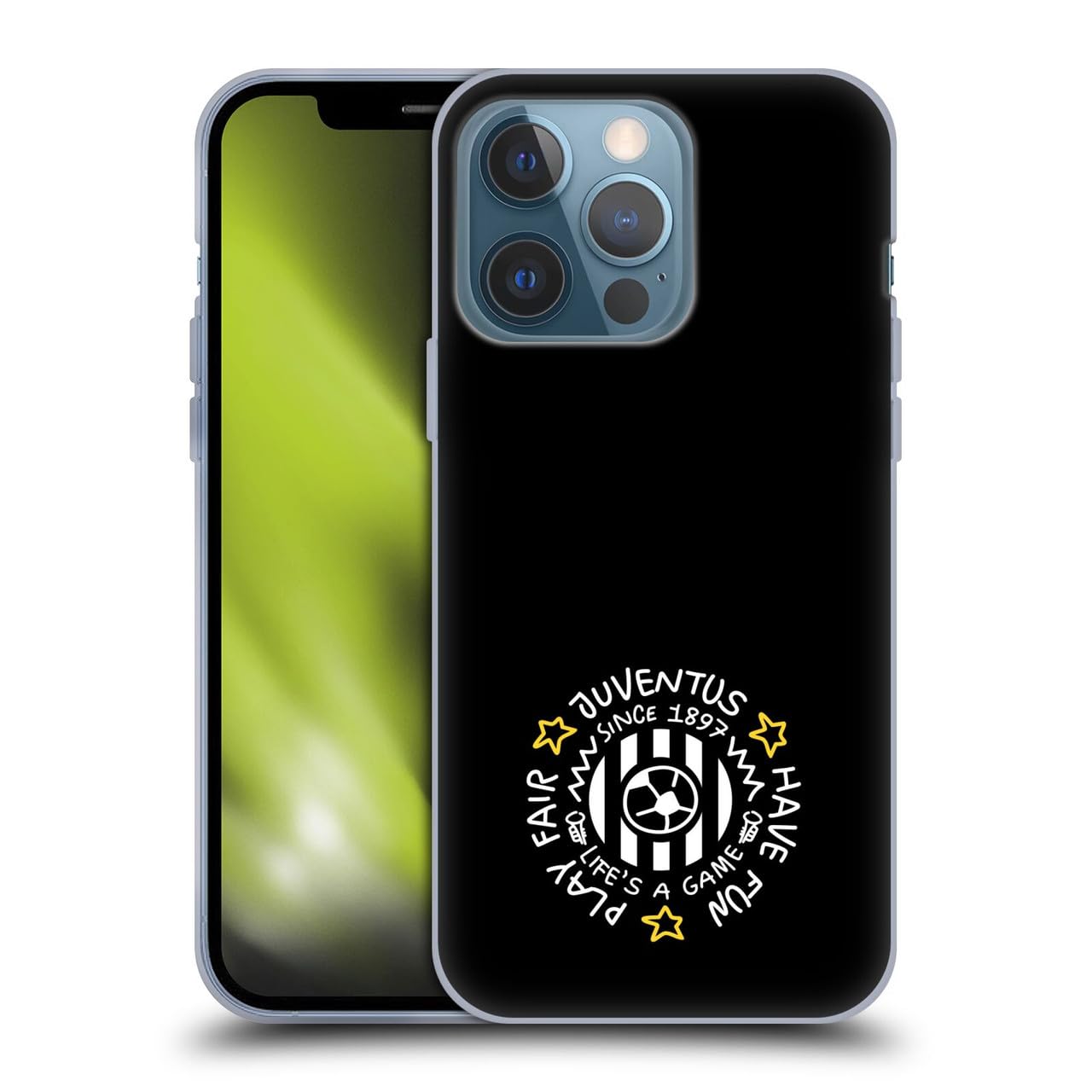 Regalo para fans Juventus iPhone 13 Pro funda suave Head Case Desde 1897 7