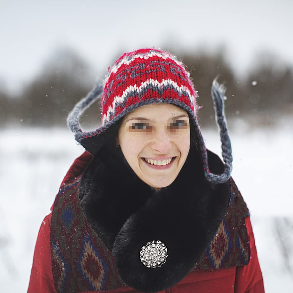 Écharpe Col En Fausse Fourrure - Chaud, Doux, Moelleux Pour Femme, Hiver, Neuve Avec étiquettes