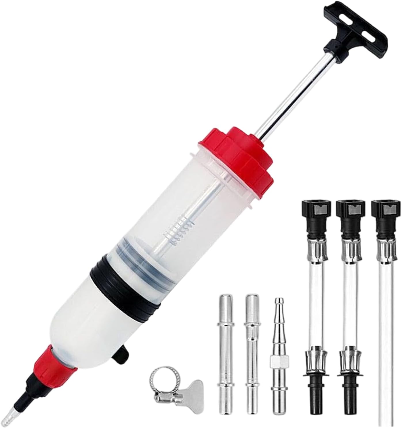 Fluid Pump Automotive - Manual Filling Tool,Oil Transfer Pump | for Car Motorcycle Lawn Mower Engine Transmission Brake Shop Change Filling