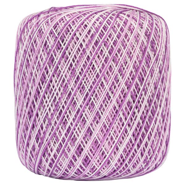 Aunt Lydia Classic Shaded Purples Crochet - 3 Pack of 300y/274m - Cotton - Gauge 10 - Crochet - Image 2
