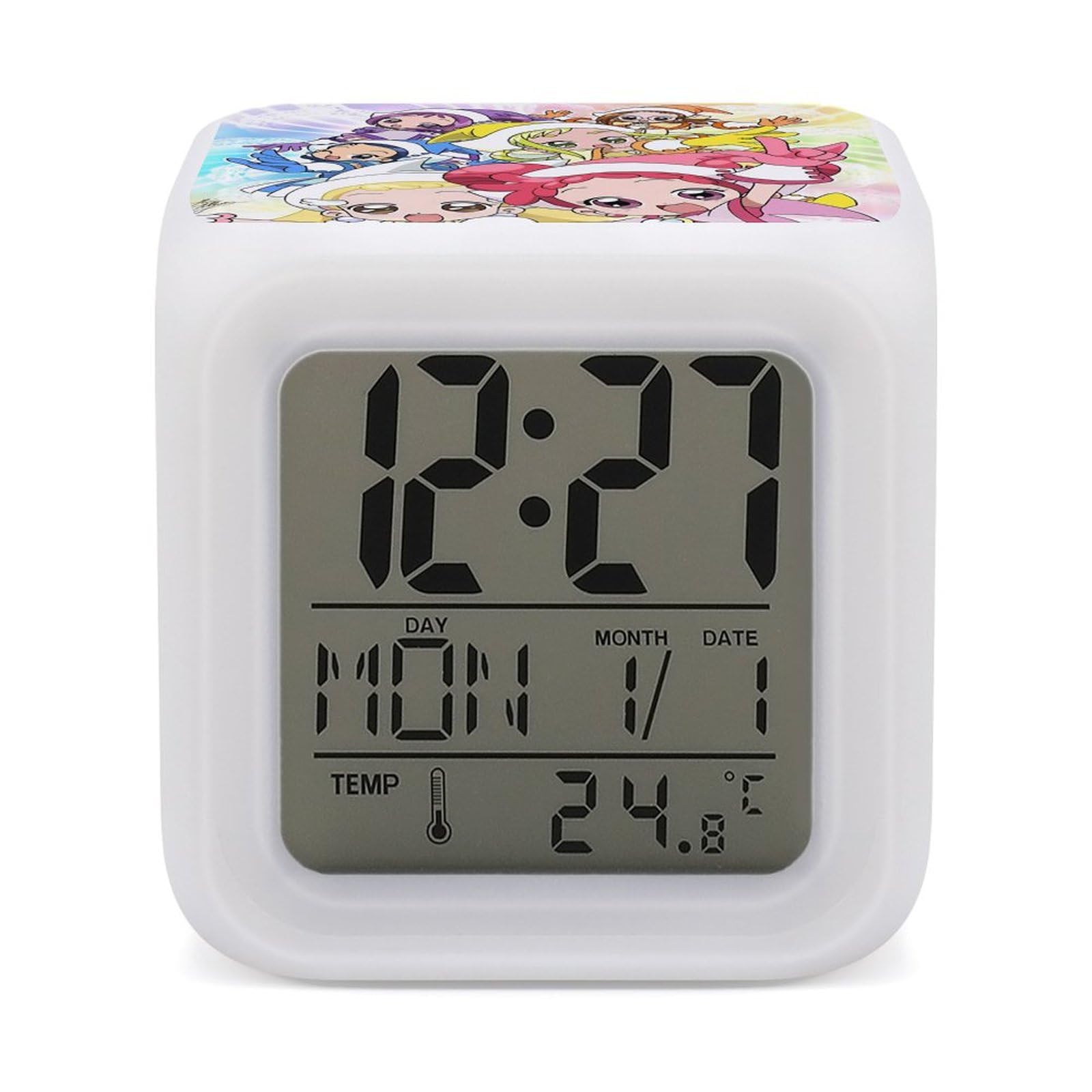 Amazon.co.jp: おジャ魔女どれみ 目覚まし時計 アナログ 大音量