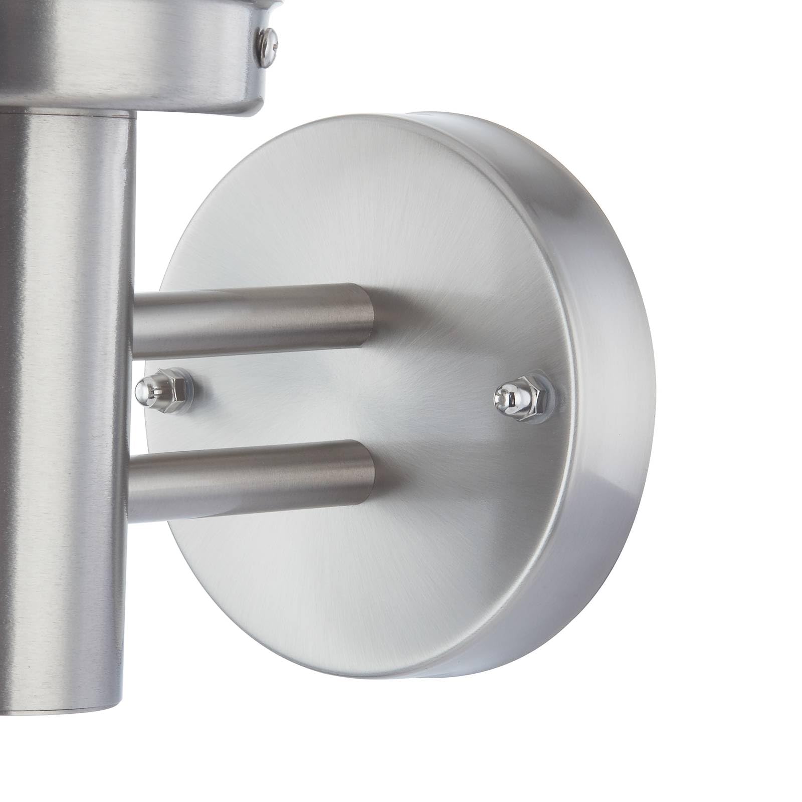Lindby Applique da esterni (Moderno) colore Grigio, in Acciaio Inox parete esterna/parete casa abitazione terrazzo und balcone