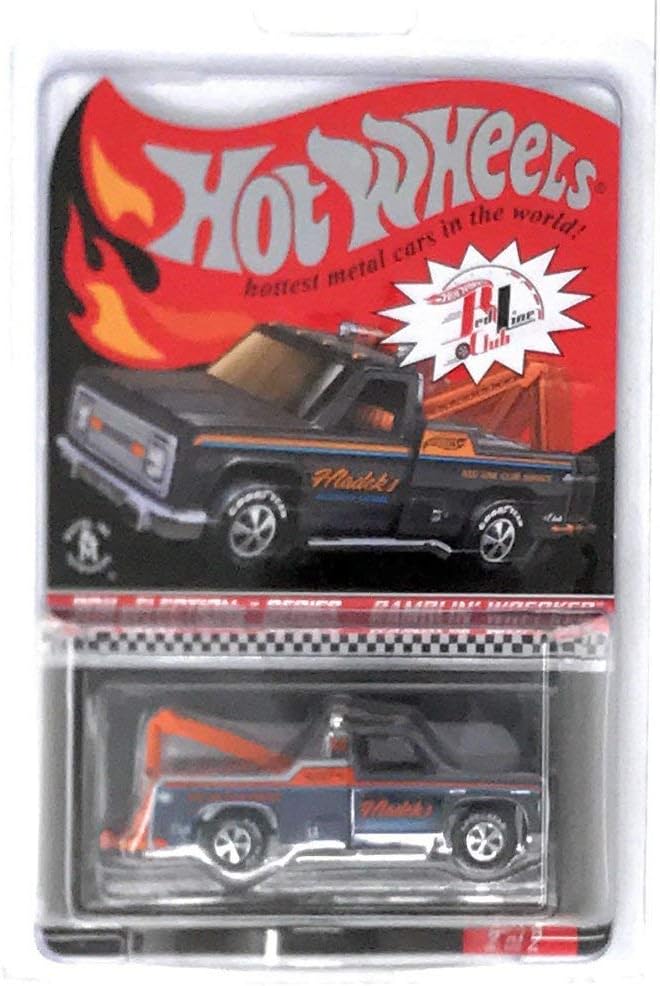 Hot Wheels 2011 Selections Series Rambiln' Wrecker 2/2 Black Red Line Club Truck