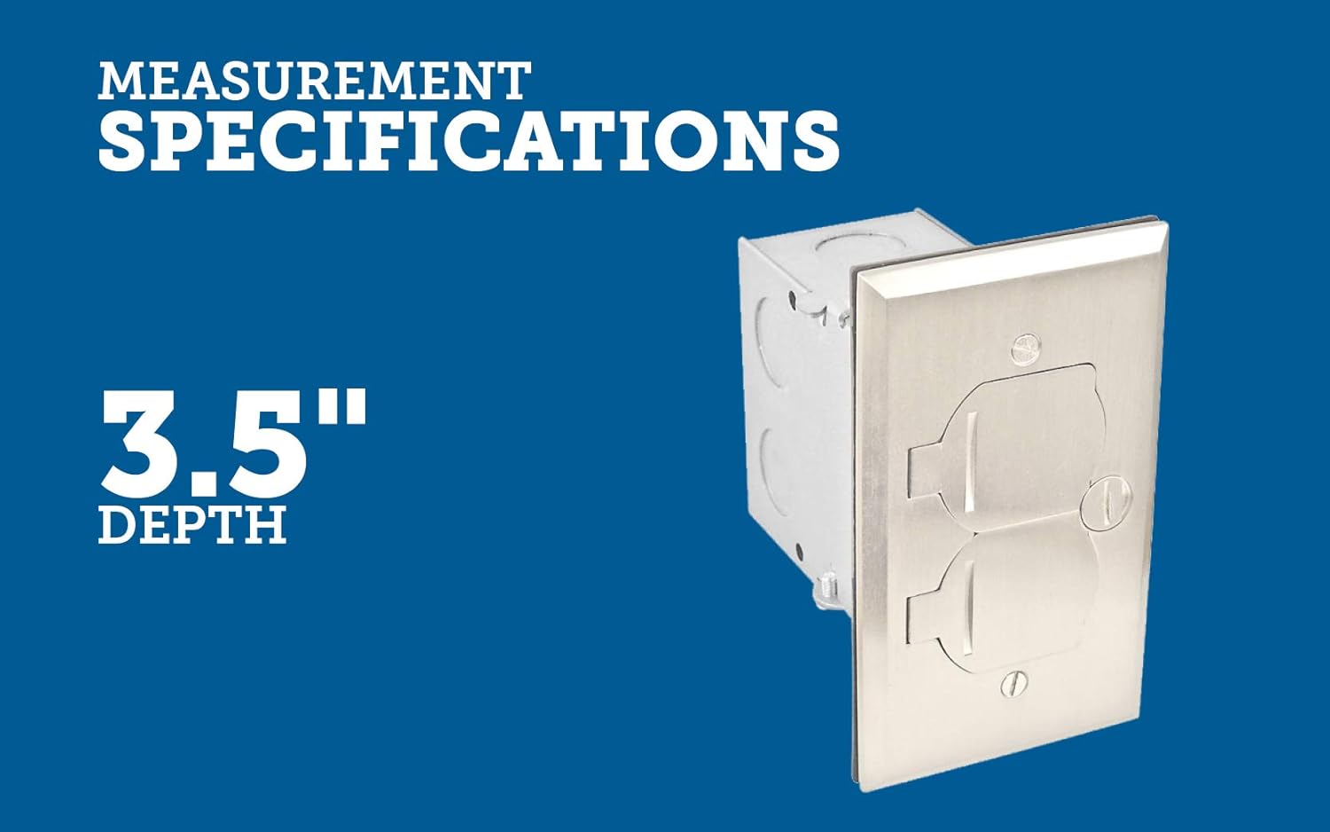 Buу 1 gеt 1 🔥 Southwire Tools & Equipment FBCVSS-1TR-KIT Flush Single Gang Floor Box Kit, 20A Tamper-Resistant Receptacle, Stainless Steel Finish