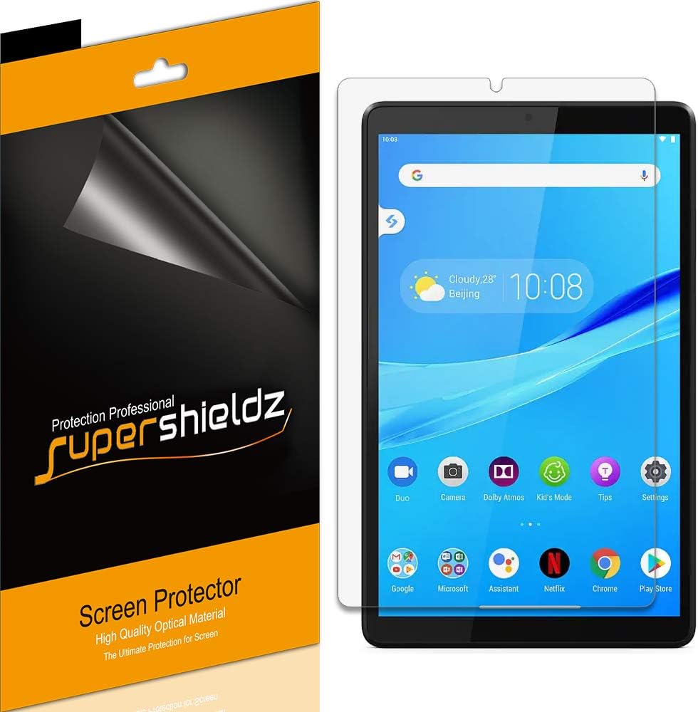 Supershieldz (3 Pack) Designed for Lenovo Tab M8 (3rd Gen) / Tab M8 HD/Smart Tab M8 (8-inch) Screen Protector, High Definition Clear Shield (PET)