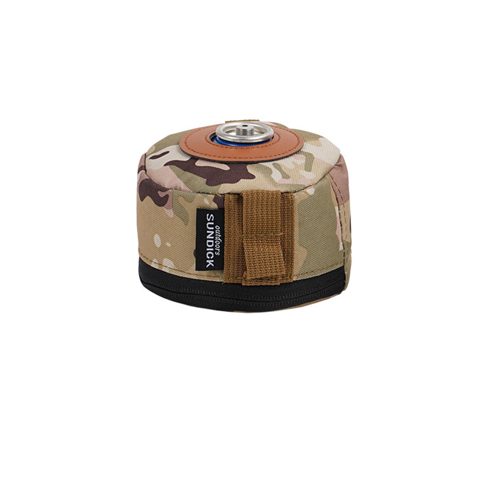 Housse de Protection Plate pour Bouteille de Gaz, Étui de protection pour réservoir de Gaz Portable pour Camping en Plein Air (camouflage, S)