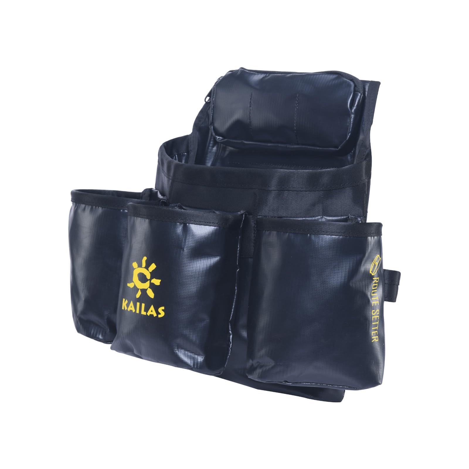 KAILAS Borsa per attrezzi da arrampicata con cintura regolabile in vita con tasche in PVC per arrampicata su roccia