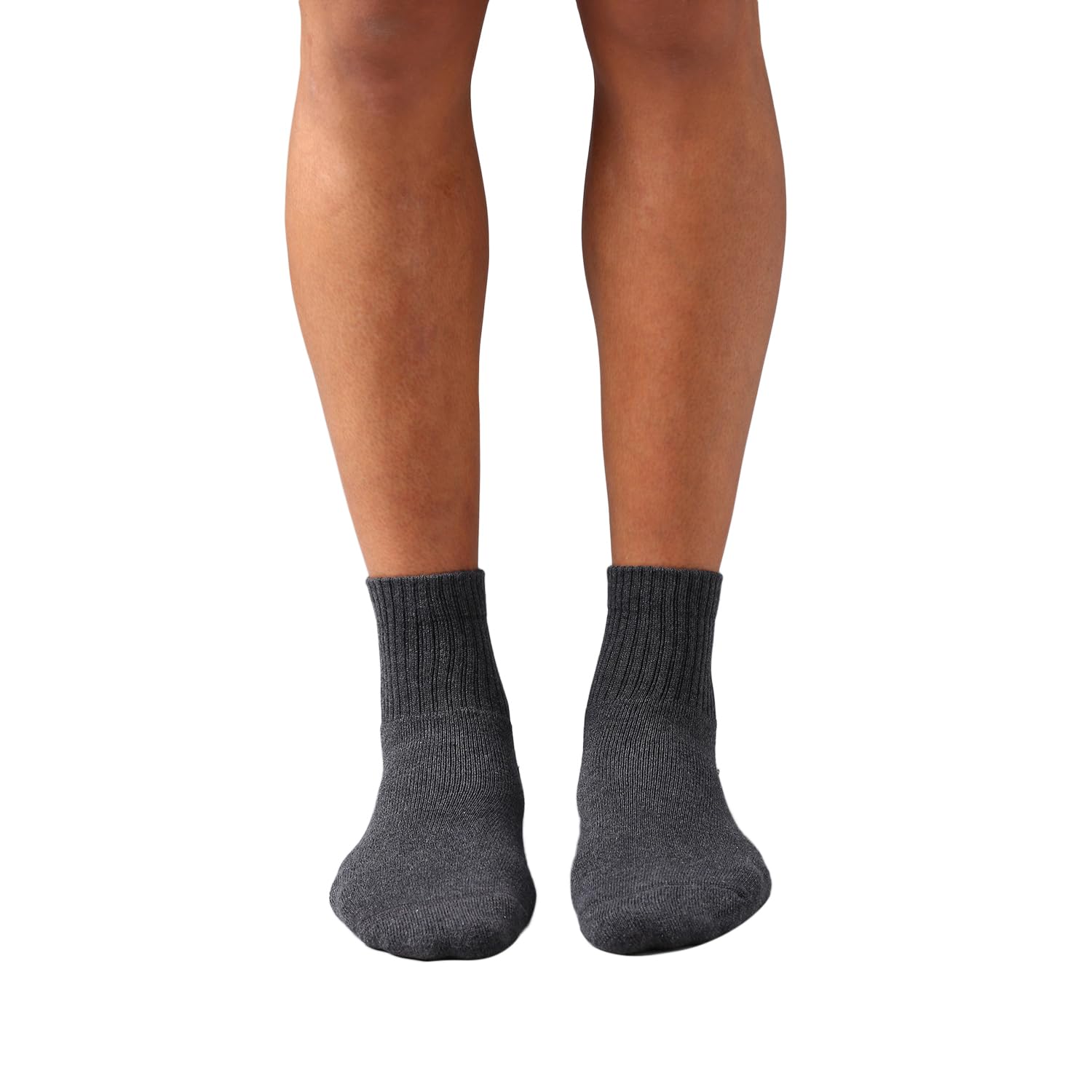 van heusen Men Active Anti Bacterial Socks - Cotton Nylon Spandex - Ankle Length,Soft Handfeel_Charcoal Melange_OS-picture-10