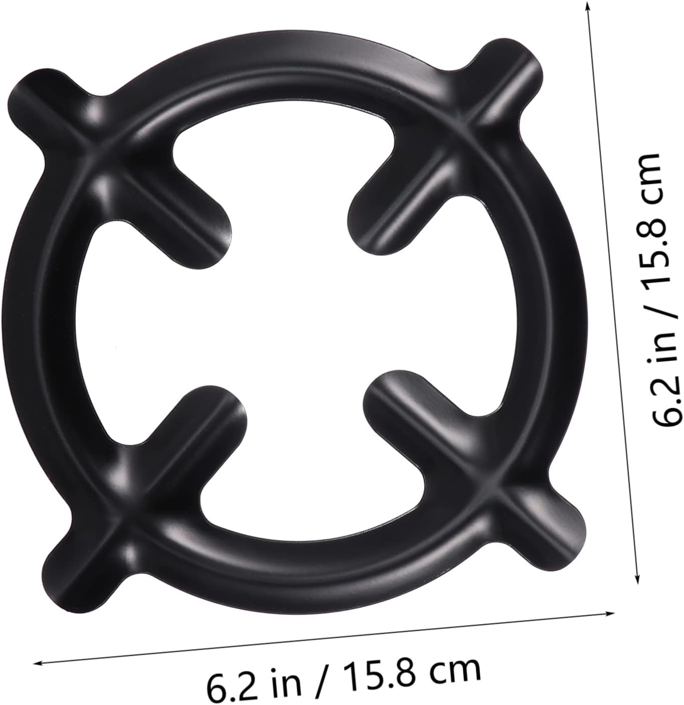 STOBAZA 3pcs Wok Support Rings Heavy-duty Gas Burner Reducer Racks for Stable Cooking Gas Hobs and Camping Stoves Versatile Pot Stands for Kitchen Use