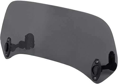 Smoke Adjustable Screen Windshield Extension Universal Clip-on Windscreen for Harley And All Motorcycle With Windshield Models