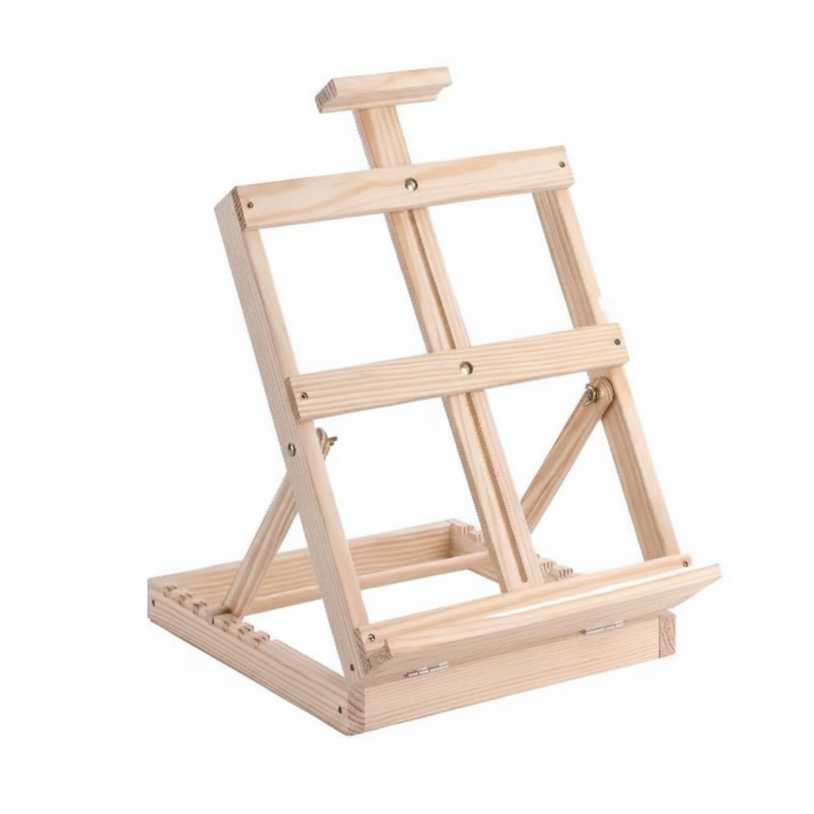 Chevalet Table Portable Chevalet Pliable Robuste Support Travail pour Artistes, Atelier, 96, Chevalet De Table en Bois De Pin Modèle 96