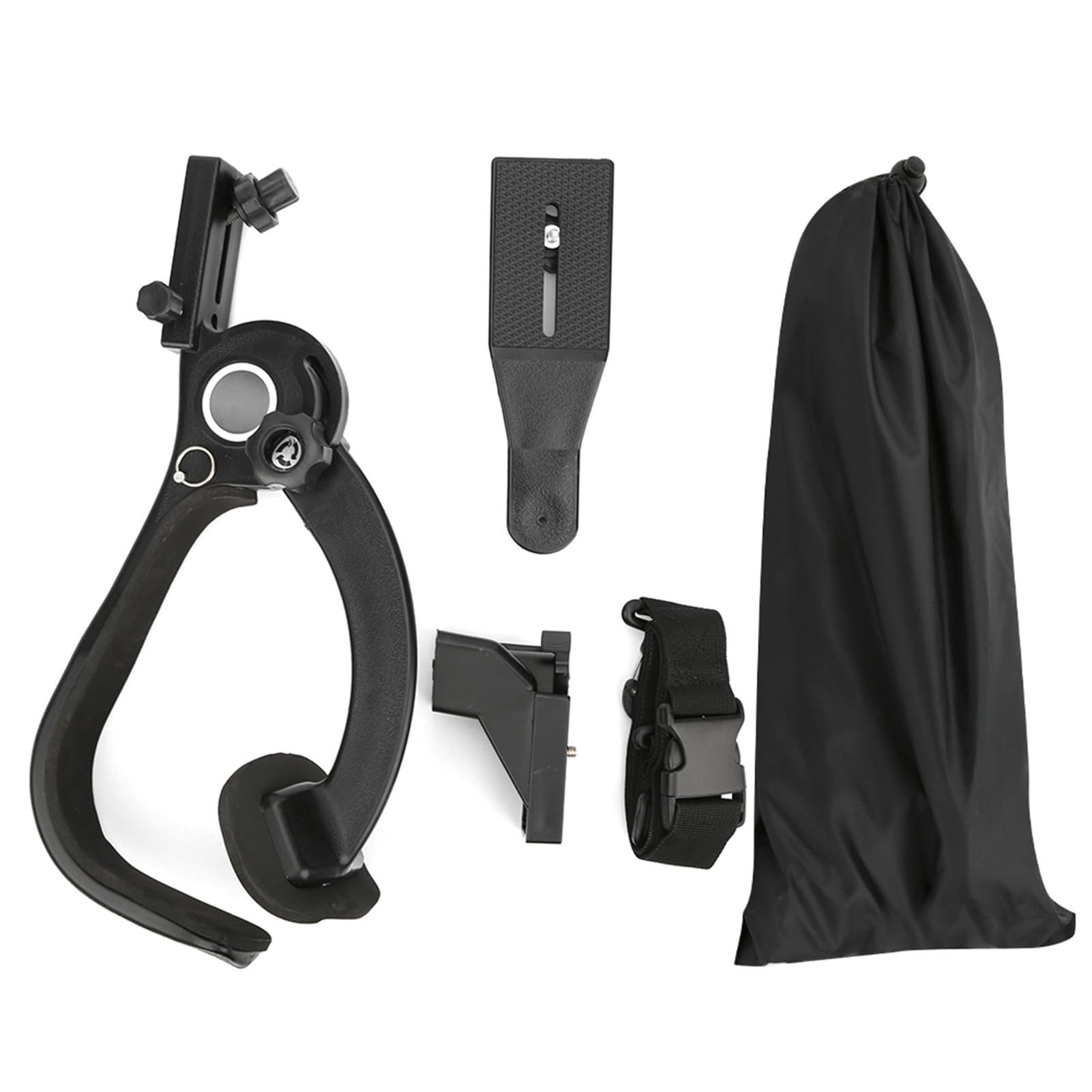 Support D'épaule pour Appareil Photo Noir Abs Kk6 Fibre de Verre SR 500 Noir Courroie pour Appareil Photo Extérieur Photographie Épaule Bracketport Stabilisateur Rig