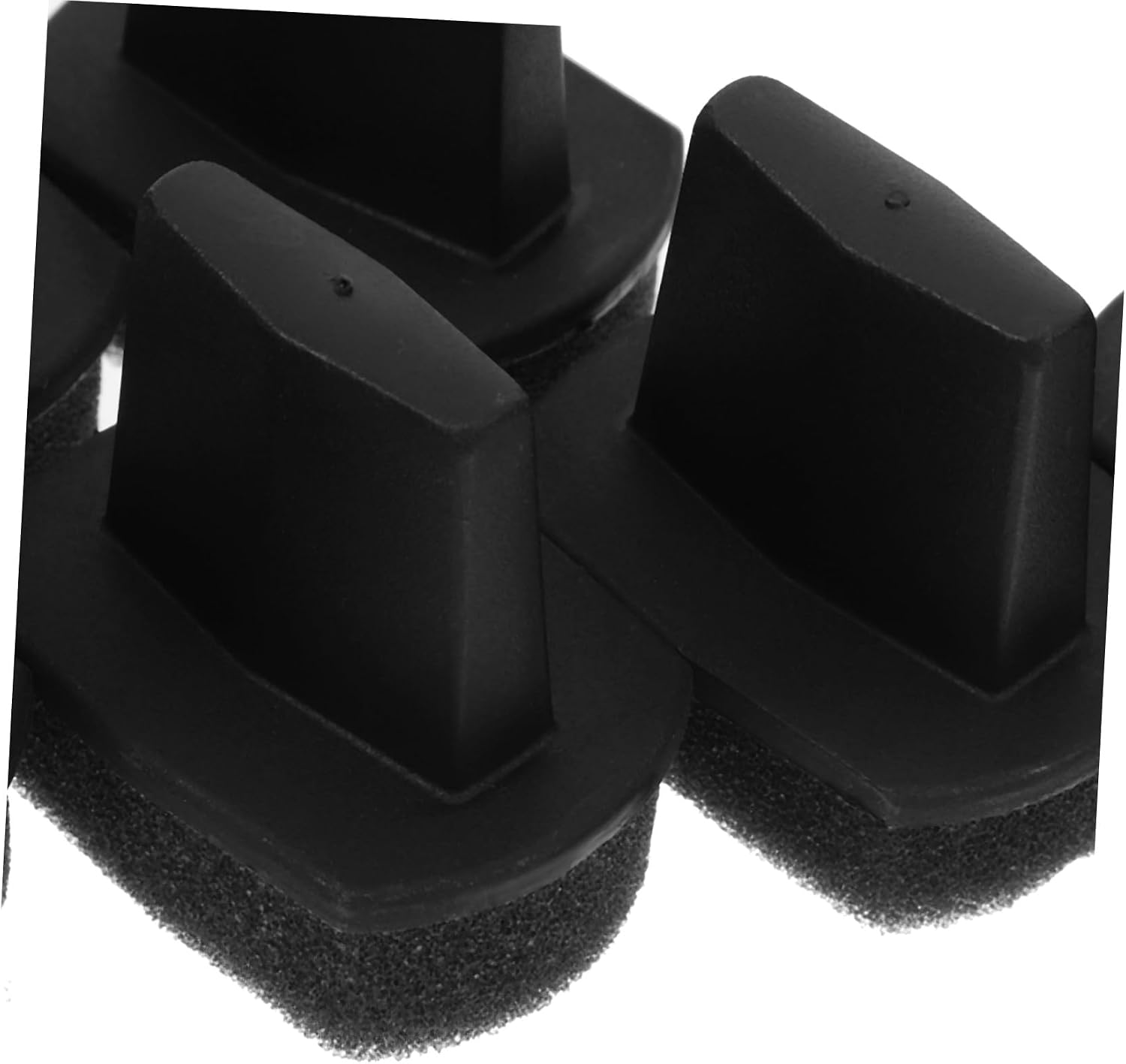 STOBAZA 10pcs Paint Sponge Applicators for Art Painting and Shoe Repair Reusable Sponge Applicator Comfortable Grip for Boots and Jackets for Crafts and Car Seat Cleaning