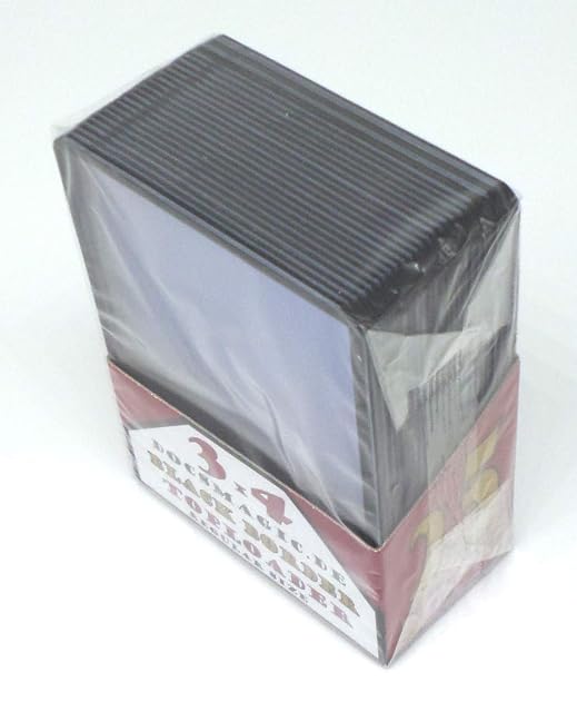 Foto 2 de 4 de docsmagic.de 25 Toploader Black Border - 3" x 4" - Standard Size - 70 x 96