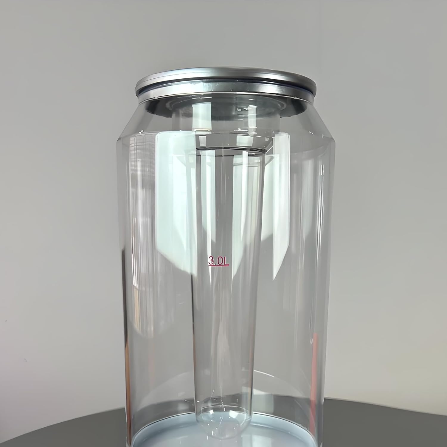 Beer Tower 3L/100oz Cola bucket shaped Beverage Dispenser with Ice Tube & fluent Spigot,Margarita Tower, Mimosa Tower, Tabletop Liquor Drink Dispenser for Parties, Bars, Pubs, Restaurants