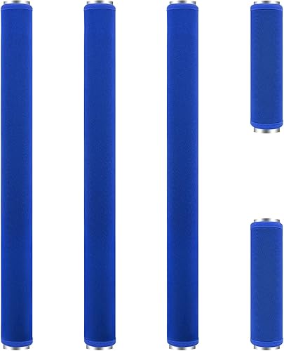 Vista 49 de 5 piezas de cubierta de manija de puerta de refrigerador, lavable para electrodomésticos de cocina, nevera, horno, microondas, lavavajillas, Cian