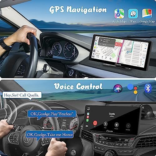Voice control and GPS navigation on Carpuride W103 Pro