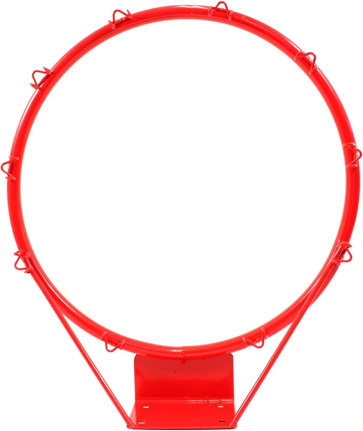 PowerTRC Pro XL Big Basketball Hoop Indoor/Outdoor Set 27”x18” with Shatter Resistant Backboard with 15" Rim | Red: Toys & Games