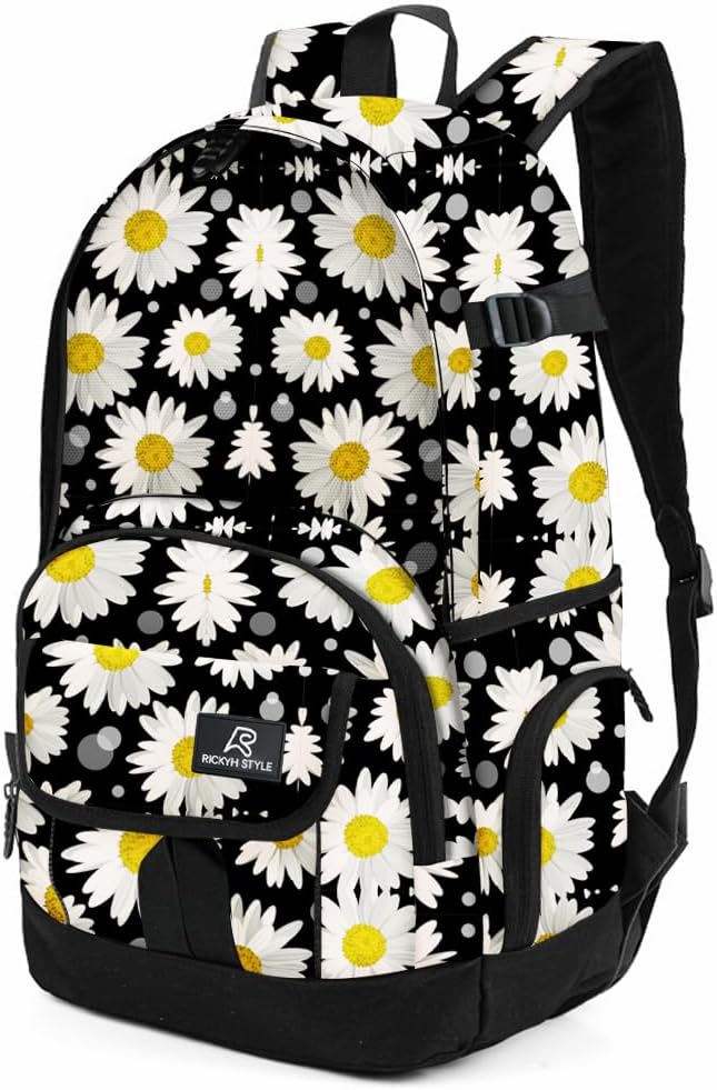 School Backpack Travel Bag for Men & Women Lightweight College Back Pack with Laptop Compartmen