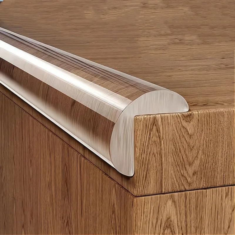 1pc 1/2/3/5M Sécurité Table Bord Garde Meubles Coin Protecteur Bande Auto-adhésif Transparent Enfants Bébé Anti-Collision Gardes(5m)