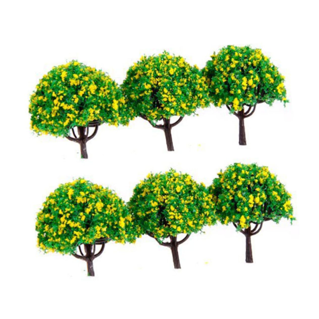 IMIKEYA 60pezzi Con Gialli Per Diorama e Modellismo Decorazione Per e Architettonici