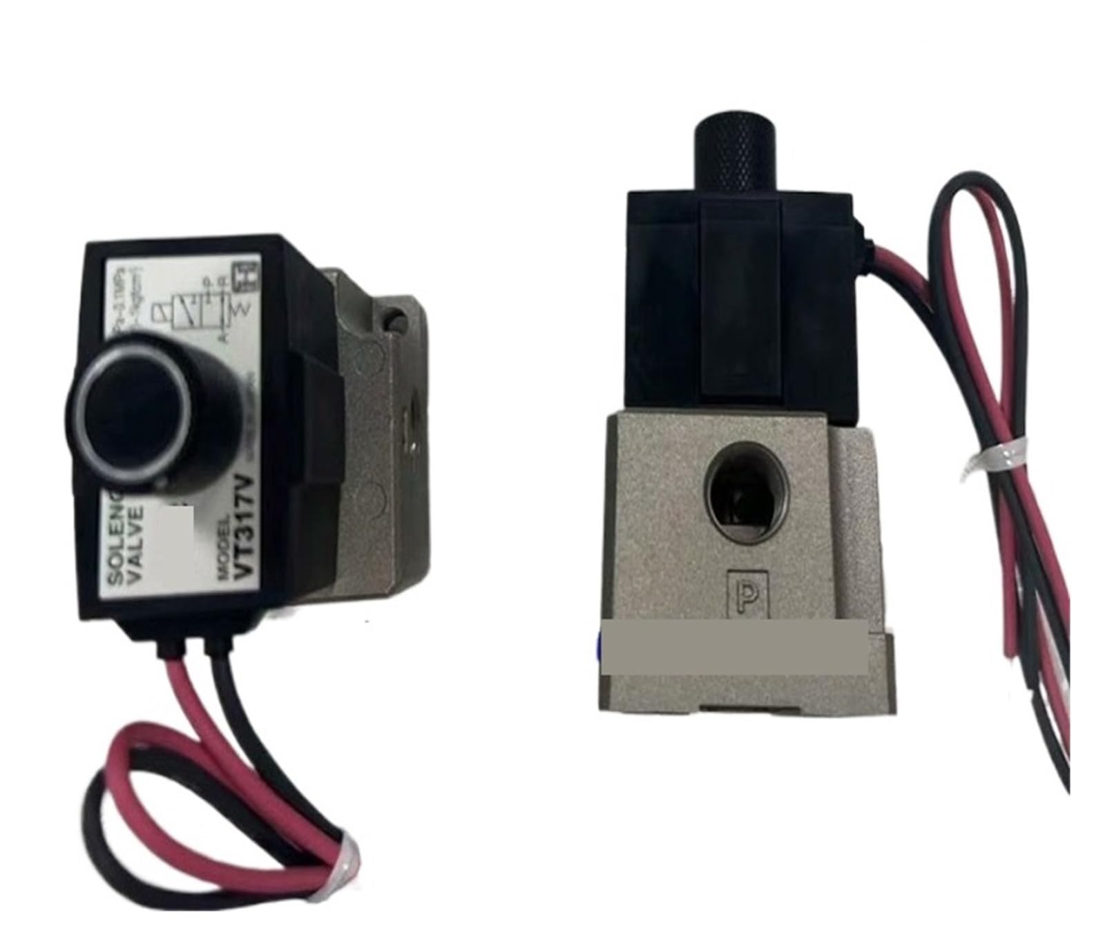 CXDFRSER 1pcs VT317V-5G-02 VT317V-5D-02 VT317V-5DZ-02 VT317V-4G-02 VT317V-4D-02 Solenoid Valve(VT317V-4D-02)