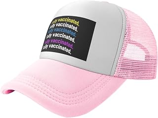 YANGHongLLLa Fully Vaccinated Mesh Back Trucker Cap Baseball Cap