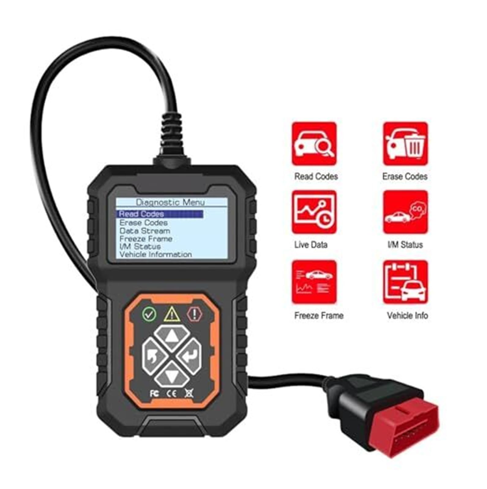 Narzędzie diagnostyczne do samochodów, skaner T31 OBD2 EOBD kontroli układu silnika, czytnik kodów osobowych, SUV-ów i lekkich ciężarówek