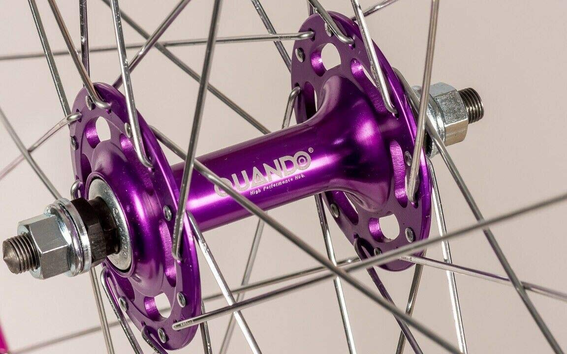 REDONDO 28 Zoll Hinterrad Singlespeed - Fixie Laufrad Schwarz/Lila Inkl. Reifen