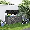 Amazon.com : MAIUSCOLI 100 Gallon Waterproof Outdoor Storage Box,Resin ...