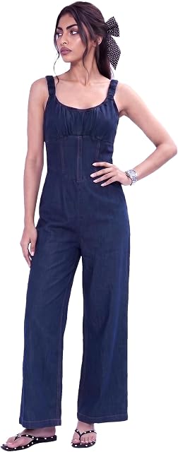 Serve Women's One Piece Denim Jumpsuit