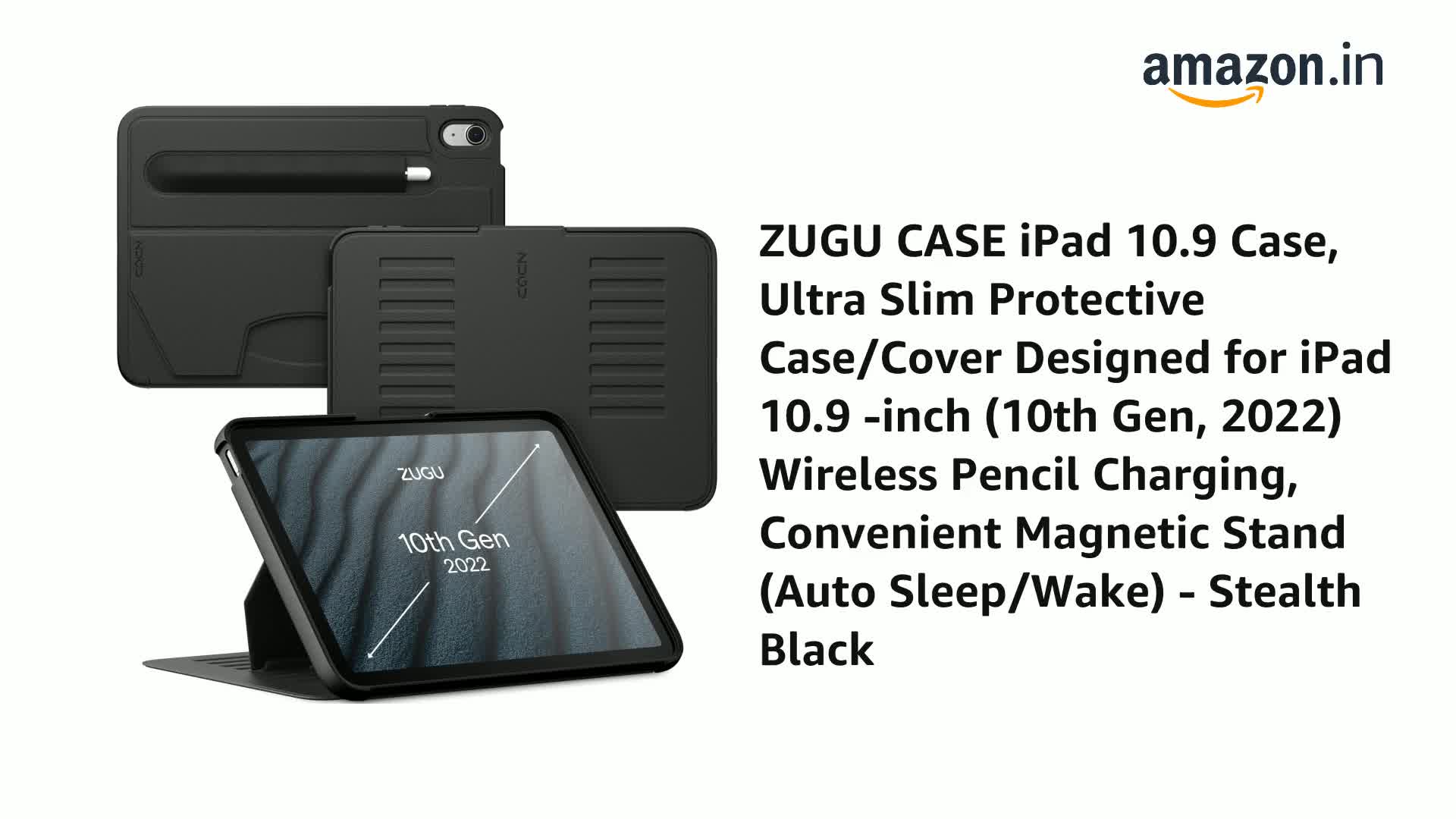 ZUGU CASE iPad 10.9 Case, Ultra Slim Protective Case/Cover