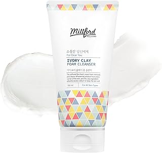 Limpiador de espuma de arcilla marfil de 5.1 ...