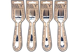 Wolfpack 4-Man Forks: Conquer Mealtime with 40% More Flavor