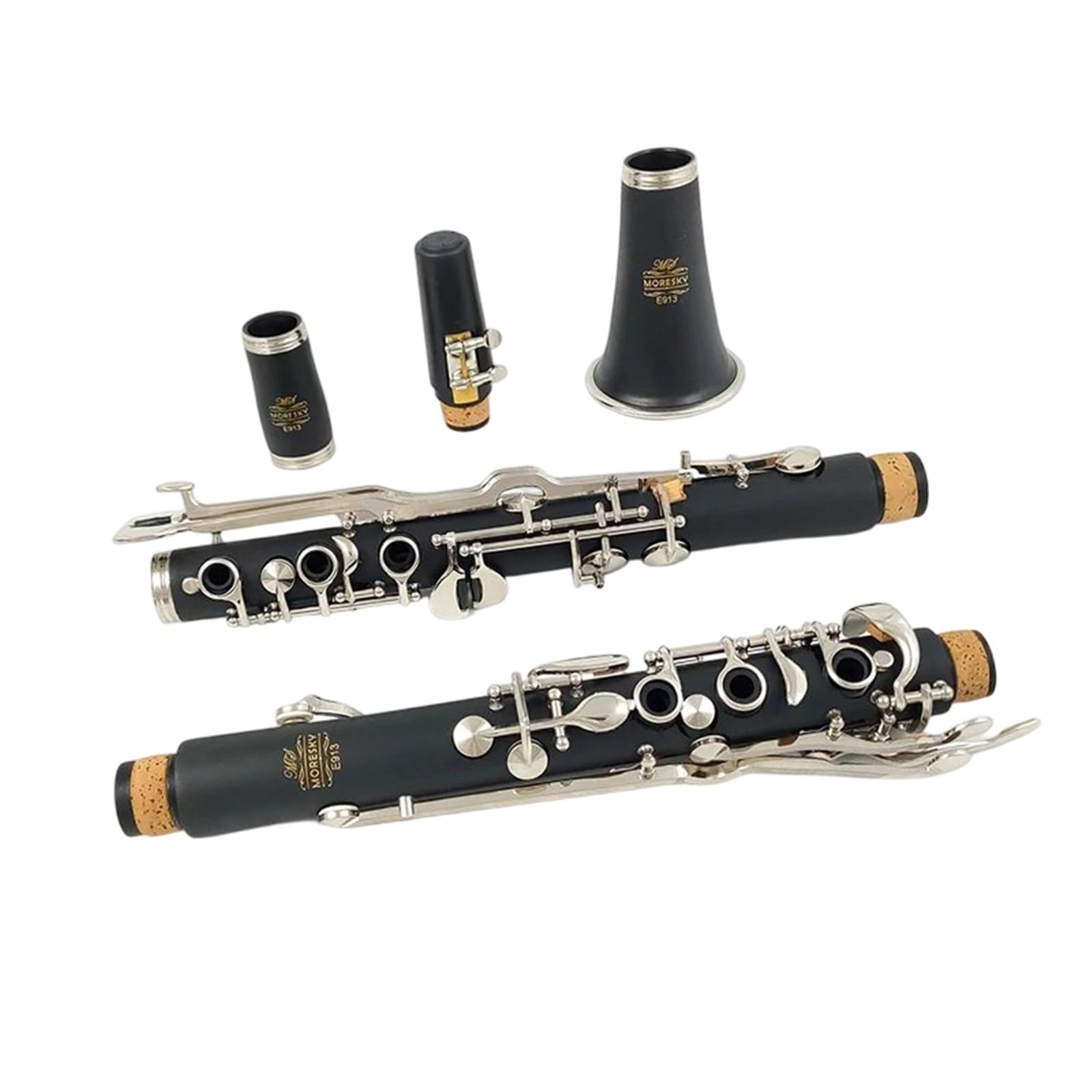 Clarinete Sol Clarinete | Cuerpo de resina ABS con acabado niquelado