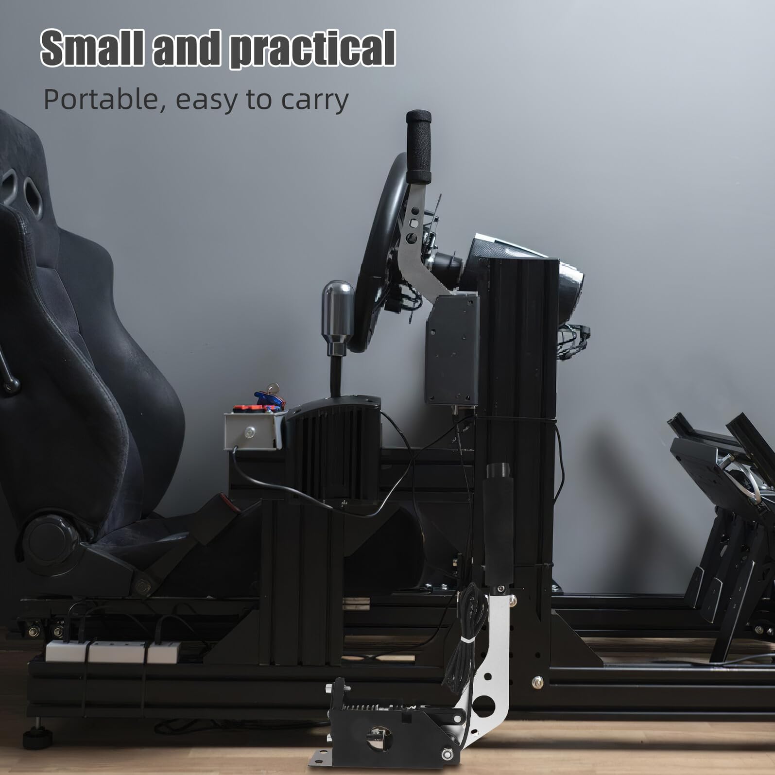 Gadpiparty Hydrauliczny Długi Drążek Ręcznego Hamulca USB Do Gier Wyścigowych Precyzyjny System Hamulca Awaryjnego Do Driftu Kompatybilna z Komputerami Win