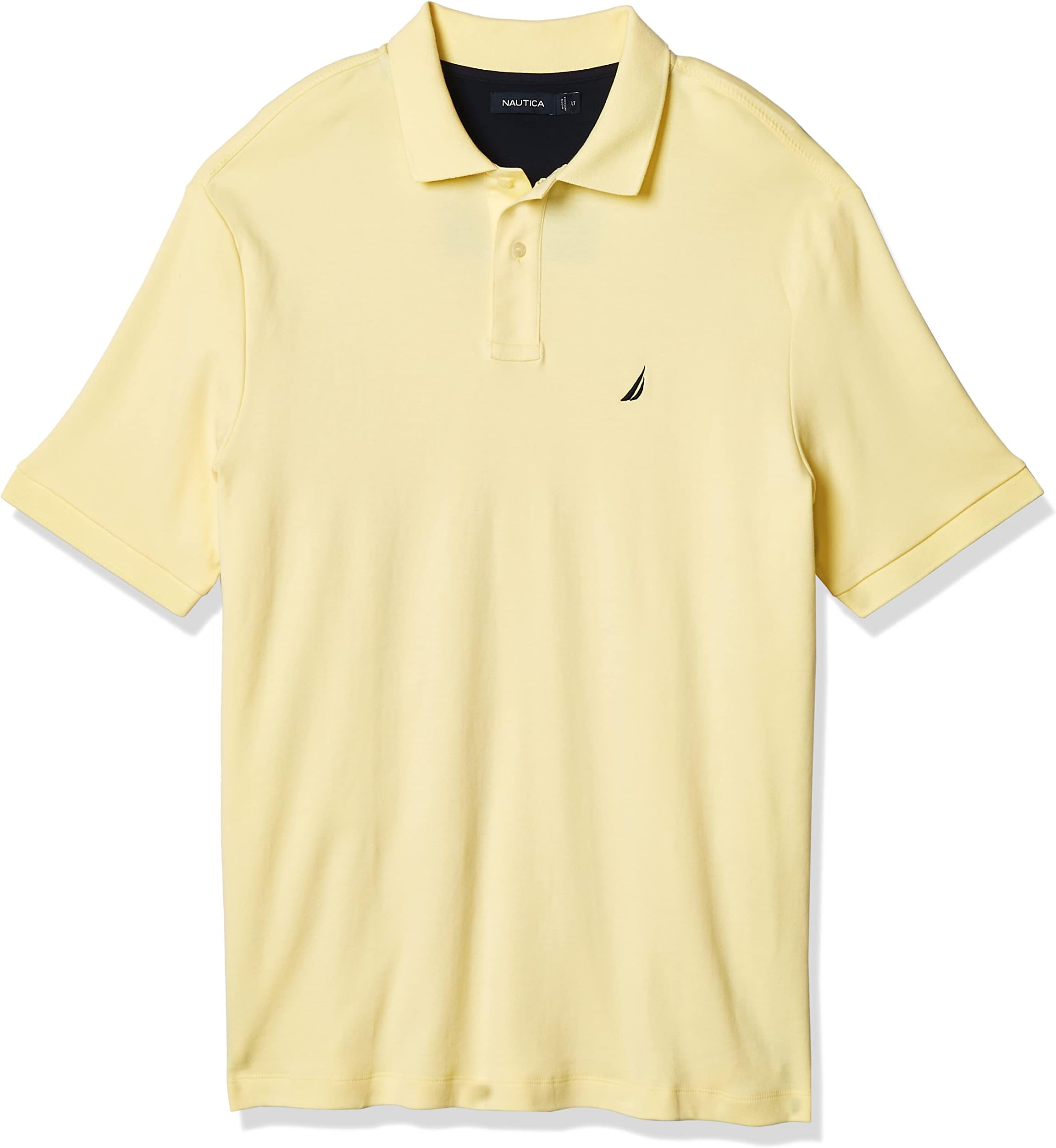 Men's Classic Fit Short Sleeve Solid Soft Cotton Polo Shirt