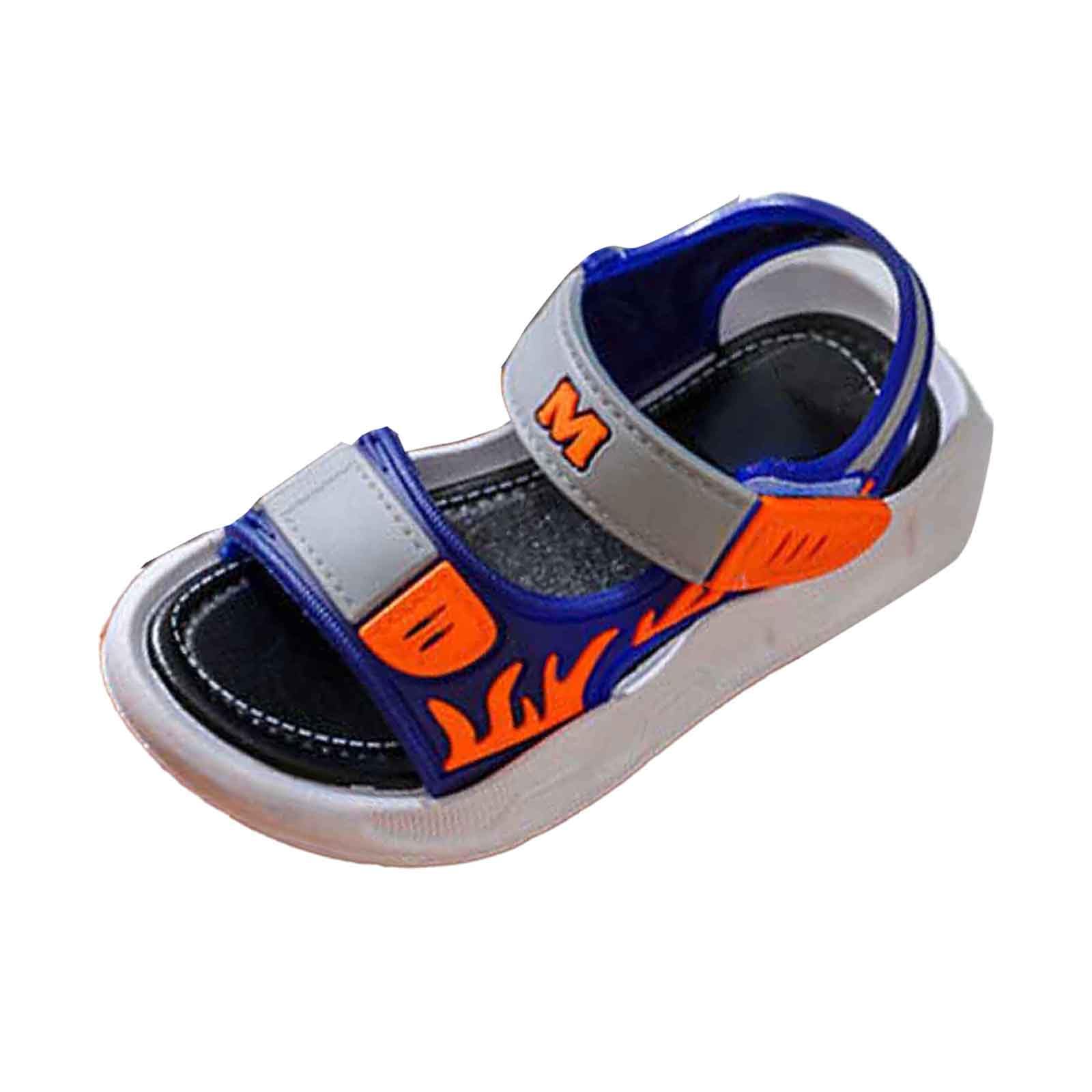TTDGYYXW Sandali da Ragazzo Traspiranti per comode Scarpe estive per Il Tempo Libero all'aperto Bambini da 1 a 11 Anni Scarpe da Corsa Leggere