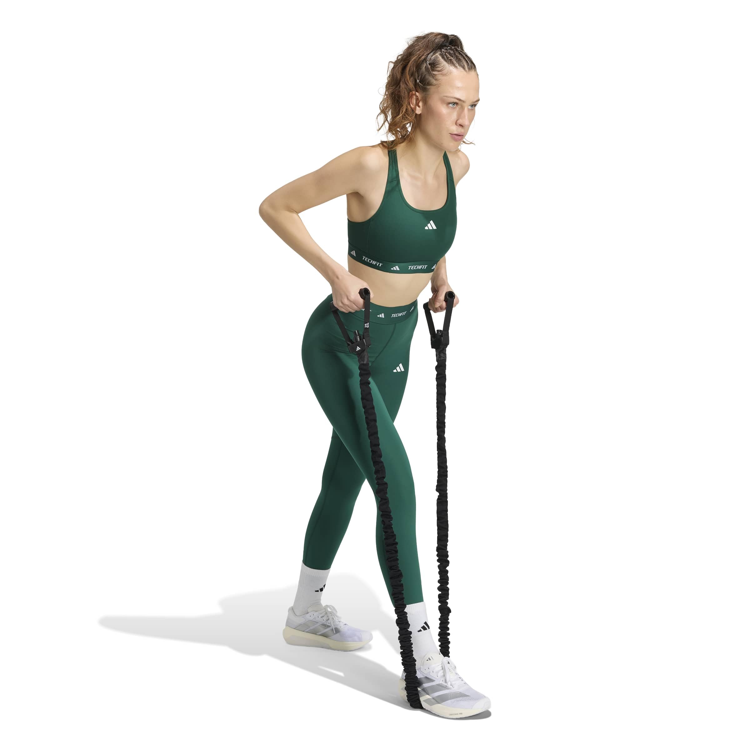 adidas Kobiety Techfit Bra, collegiate green, S