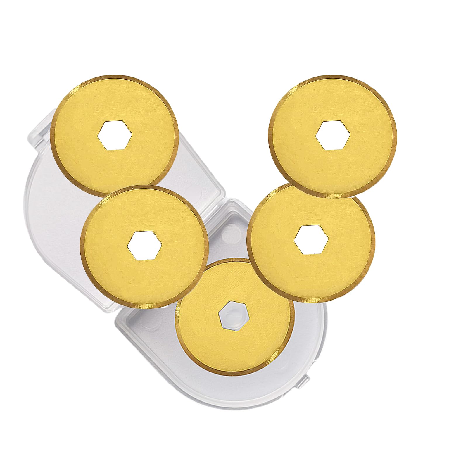 60mm Rotary Cutter Blades - 5 Pack Replacement -8 60mm Rotary Cutter Blades - 5 Pack Replacement -8