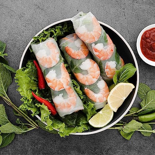 Rice Paper Bowl Spring Roll Bowl Rice Paper Holder With Side Pocket rice-paper-bowl-spring-roll-bowl-rice-paper-holder-with-side-pocket
