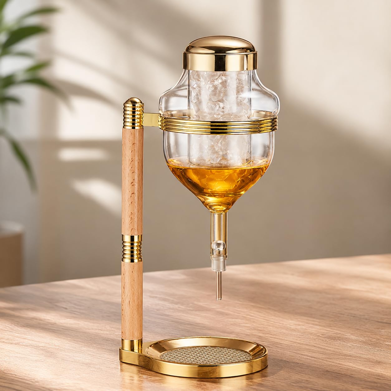 Szklany dozownik whisky i karafka do burbona, wina, sake, wódki, tequili, domowego baru, nalewaka do napojów, eleganckie rozwiązanie do serwowania zimnych napojów
